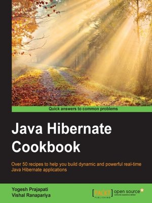 cover image of Java Hibernate Cookbook